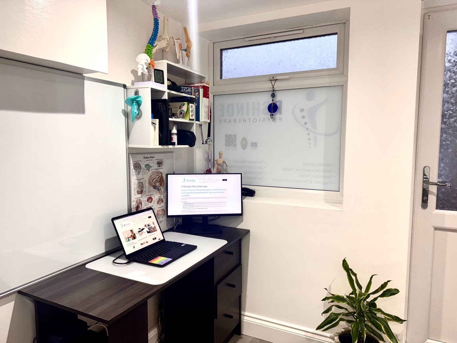 Consultation desk in the clinic